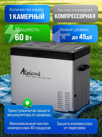 Автохолодильник Alpicool C50