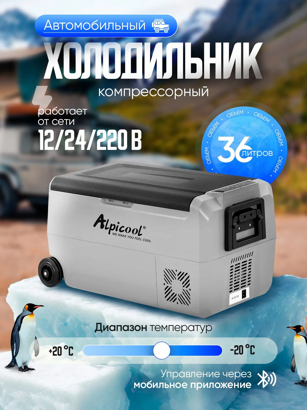 Автохолодильник Alpicool T36