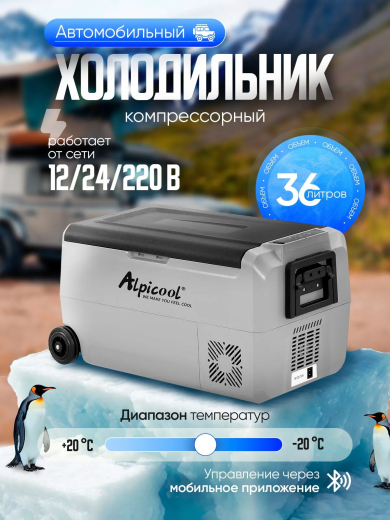 Автохолодильник Alpicool T36