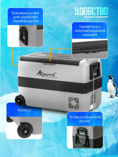 Автохолодильник Alpicool T50