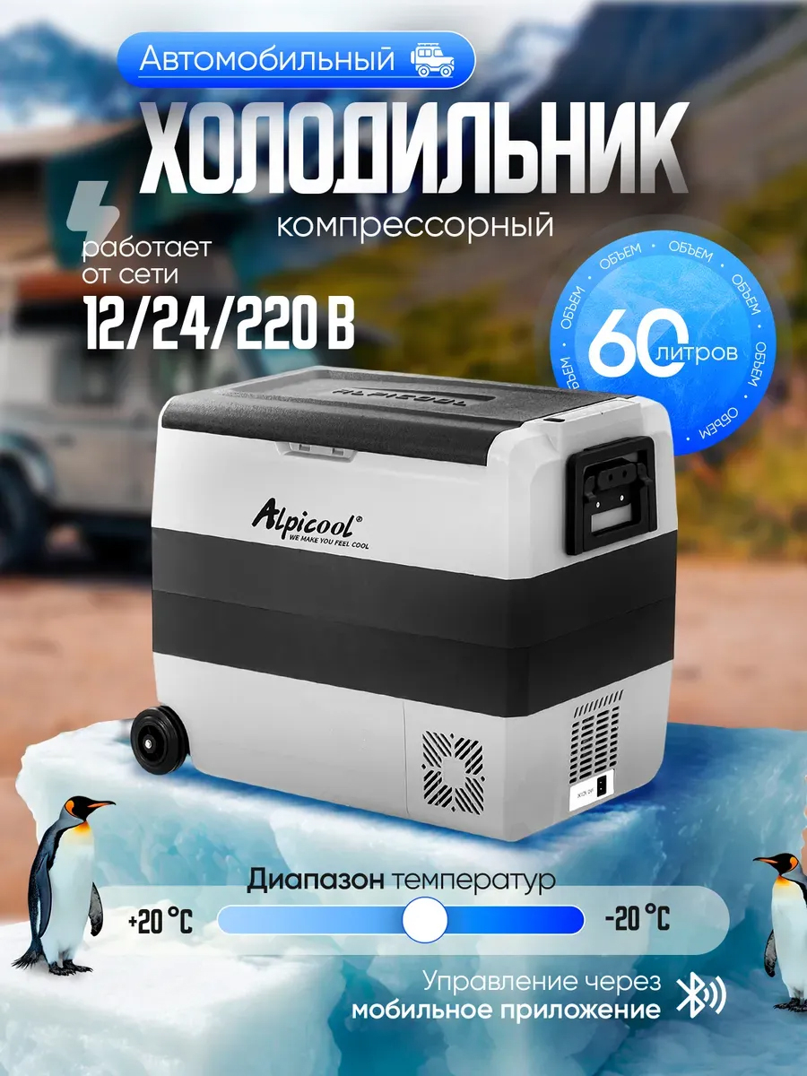 Автохолодильник Alpicool T60