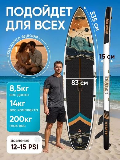 Сап борд Rave Envision 11'0 / SUP board для серфинга 335*83*15 см Rave Board
